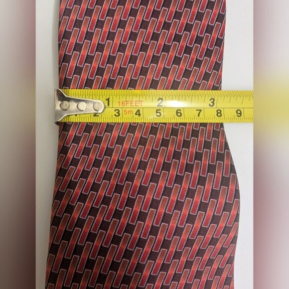 Lanvin Red and Black Men's Tie - Picture 4 of 9